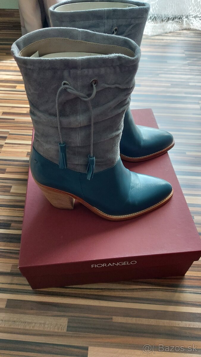 Štýlové čižmičky, talianska zn. FIORANGELO, veľkosť 37