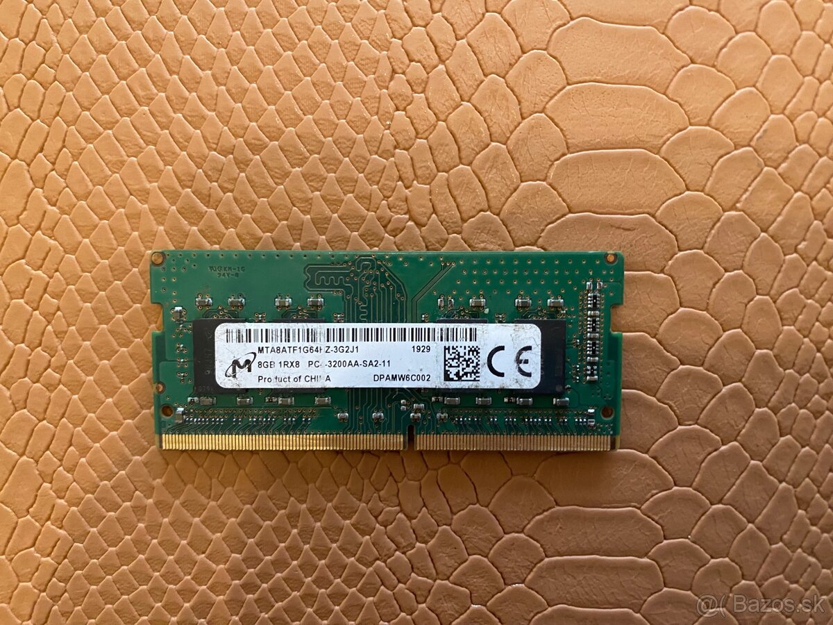8GB DDR4 RAM Micron 3200MHz SODIMM