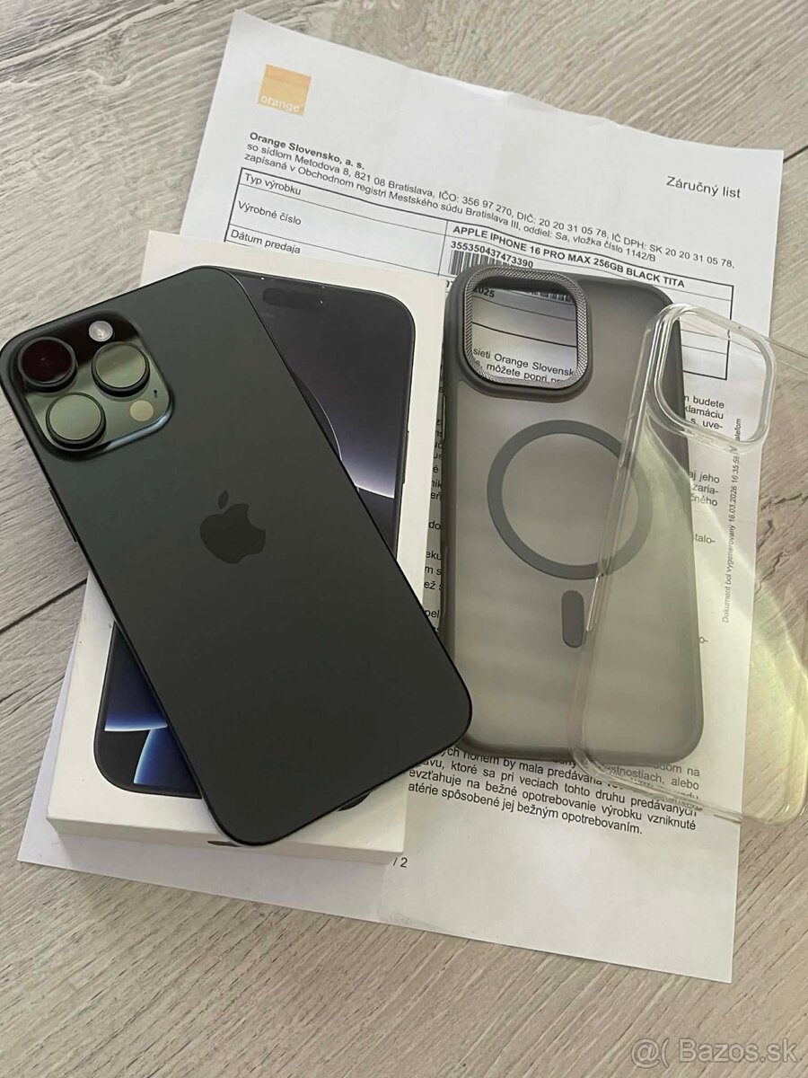 iPhone16Pro Max Titanium Black