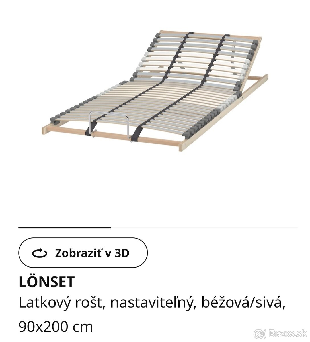 Manželská posteľ plus 2x polohovací rošt