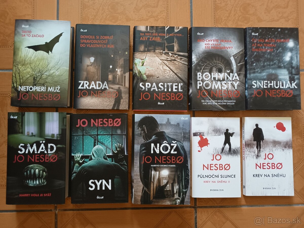Predám knihy od Jo Nesbo na fotke