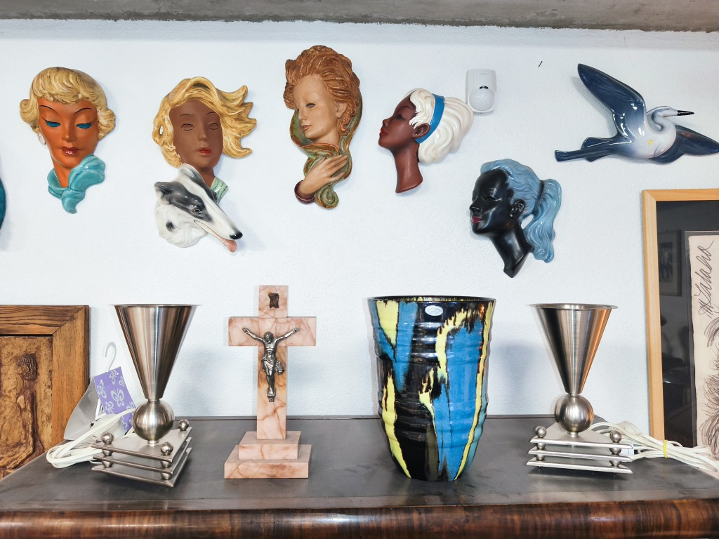 Art deco masky a doplnky 1930