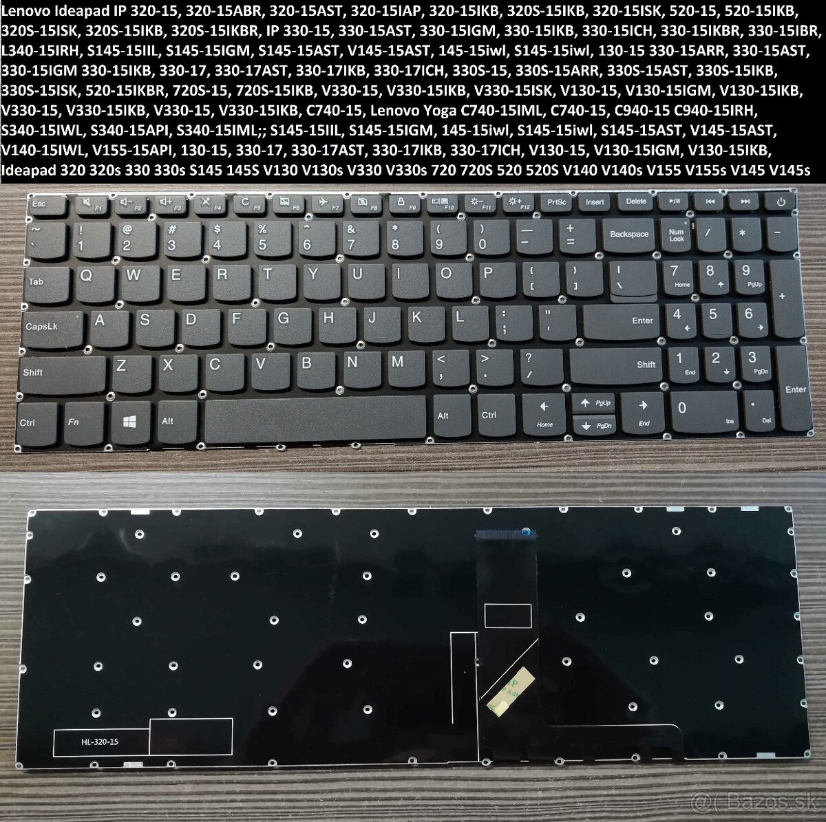 Klavesnice Lenovo 320-15 330-15 V130 V140/ 15ADA6 5-15ARE05