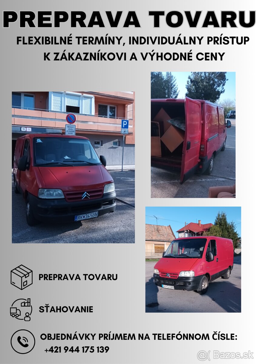 Sťahovanie, autodoprava