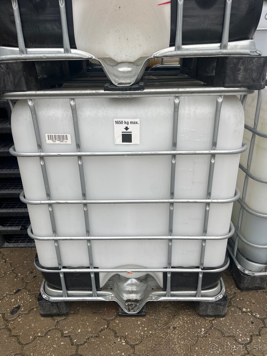 IBC KONTAJNER 1000L bez spodného ventilu