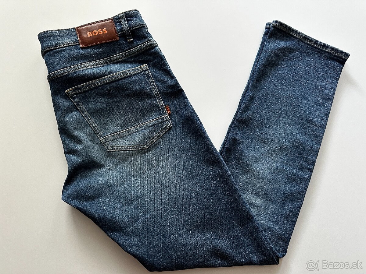 Nové,pánske džínsy HUGO BOSS - ORANGE 36/32