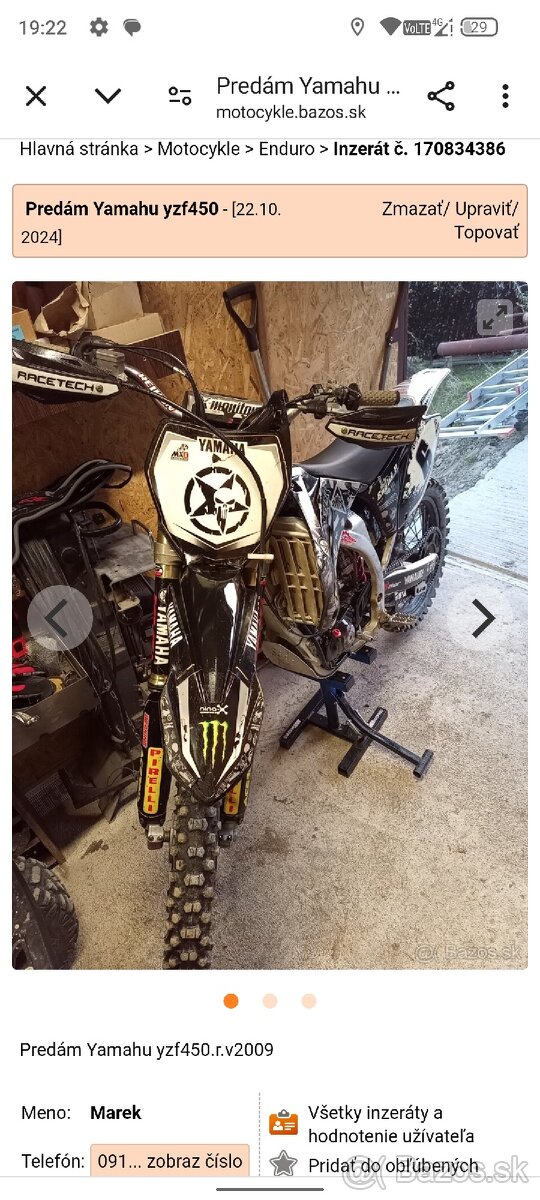 Yamaha Yzf 450