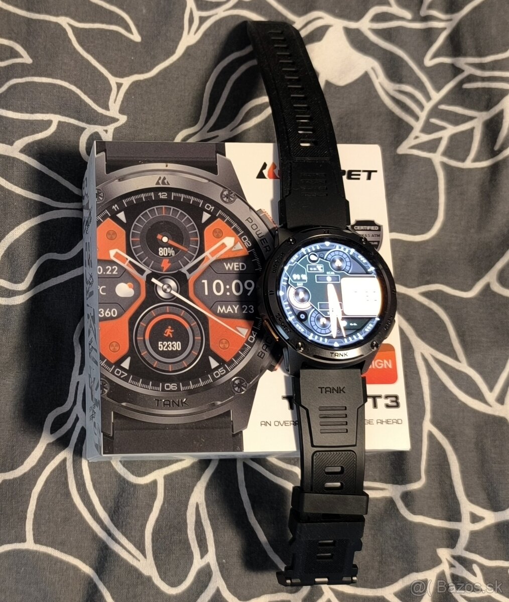 hodinky KOSPET TANK T3 Black