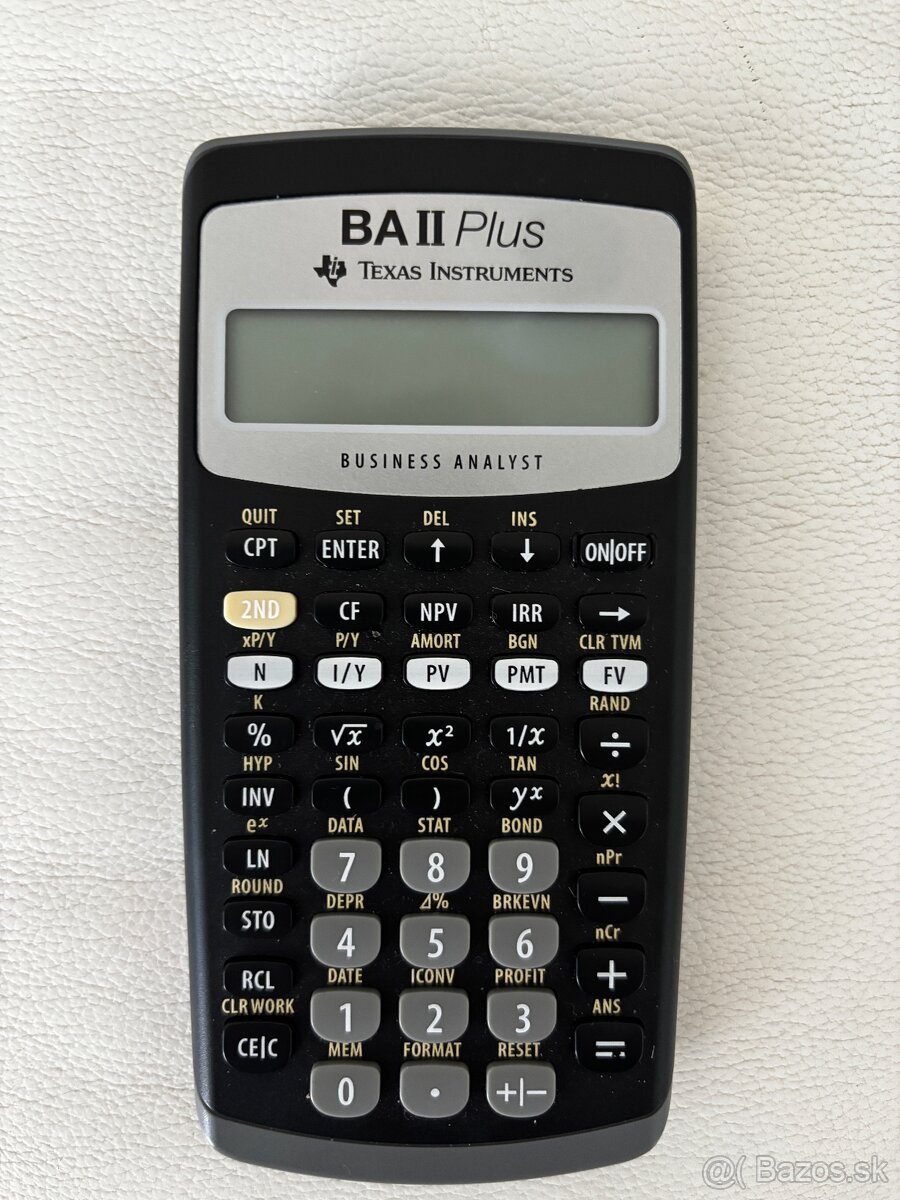 Kalkulacka Texas Instrument BA II Plus