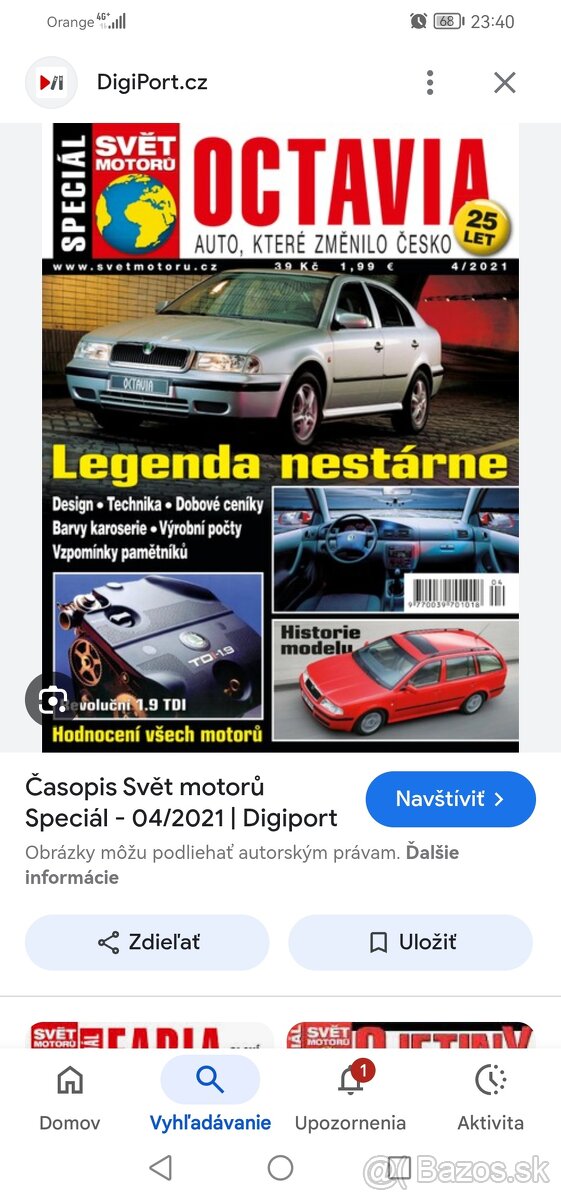 Kúpim motoristické časopisy svet motorov Špeciál