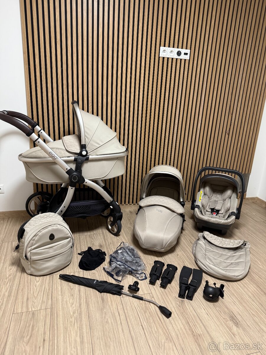 Kočík BabyStyle Egg2 set 9v1-FEATHER