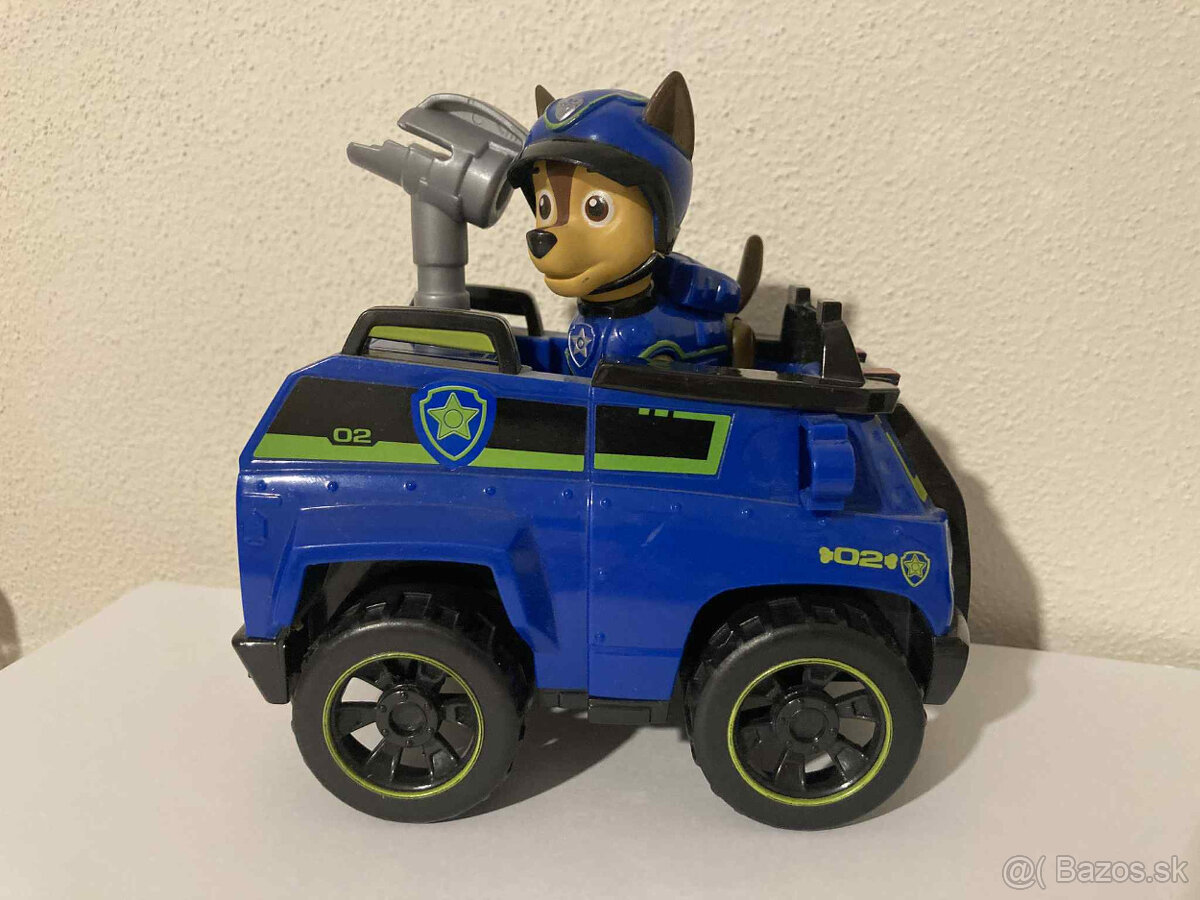 Tlapková patrola postavička Chase s autom