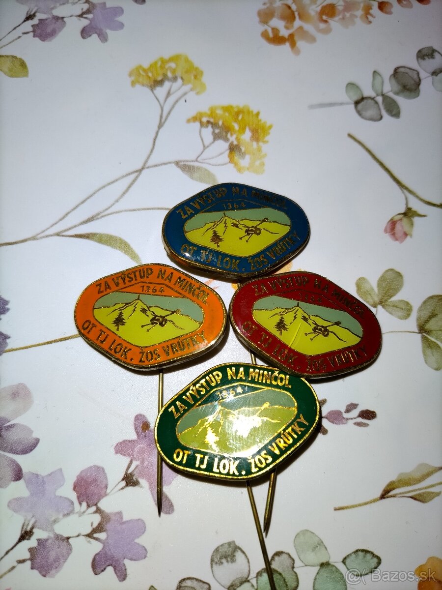 Odznaky Za vystup na Minčol 1364