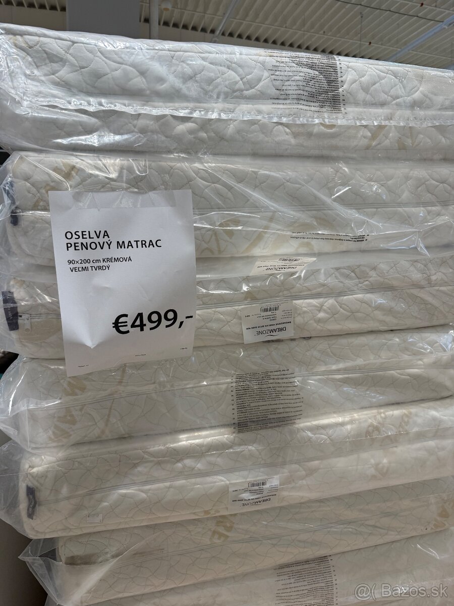 Kvalitne matrace 90x200, povodna cena 499€/ks