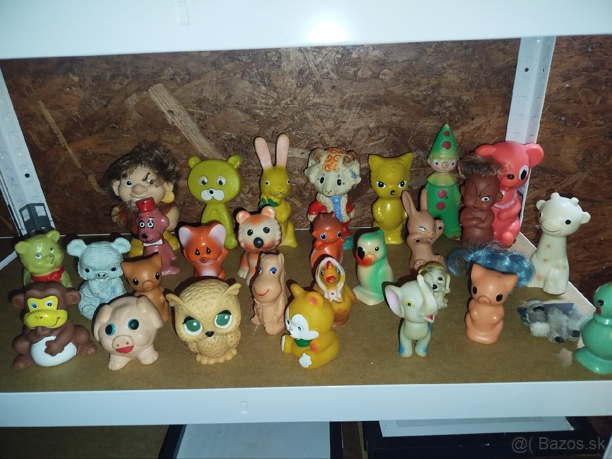 Retro gumenne hracky