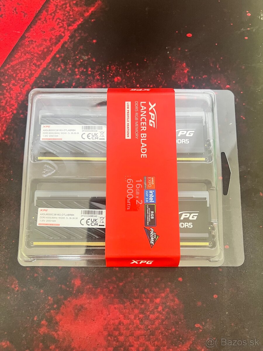 XPG 32 GB KIT DDR5 6000MT/s CL 36 Lancer