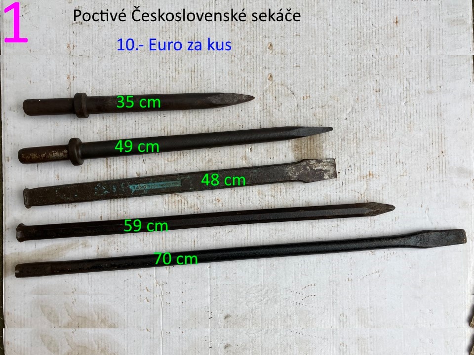 Sekáče poctivé Československé Zbirovia