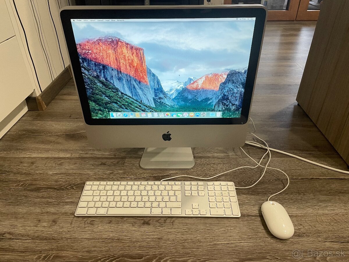 iMac 20” s klávesnicou + myš, 320 Gb HDD