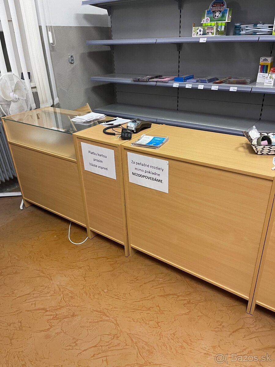 Kompletne zariadenie predajne