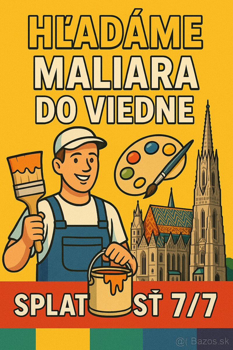 “Práca pre 2 maliarov vo Viedni – nástup ihneď”