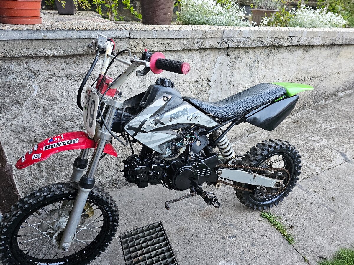 PITBIKE 125ccm RIDE NITRO 4 takt 4 rýchl.