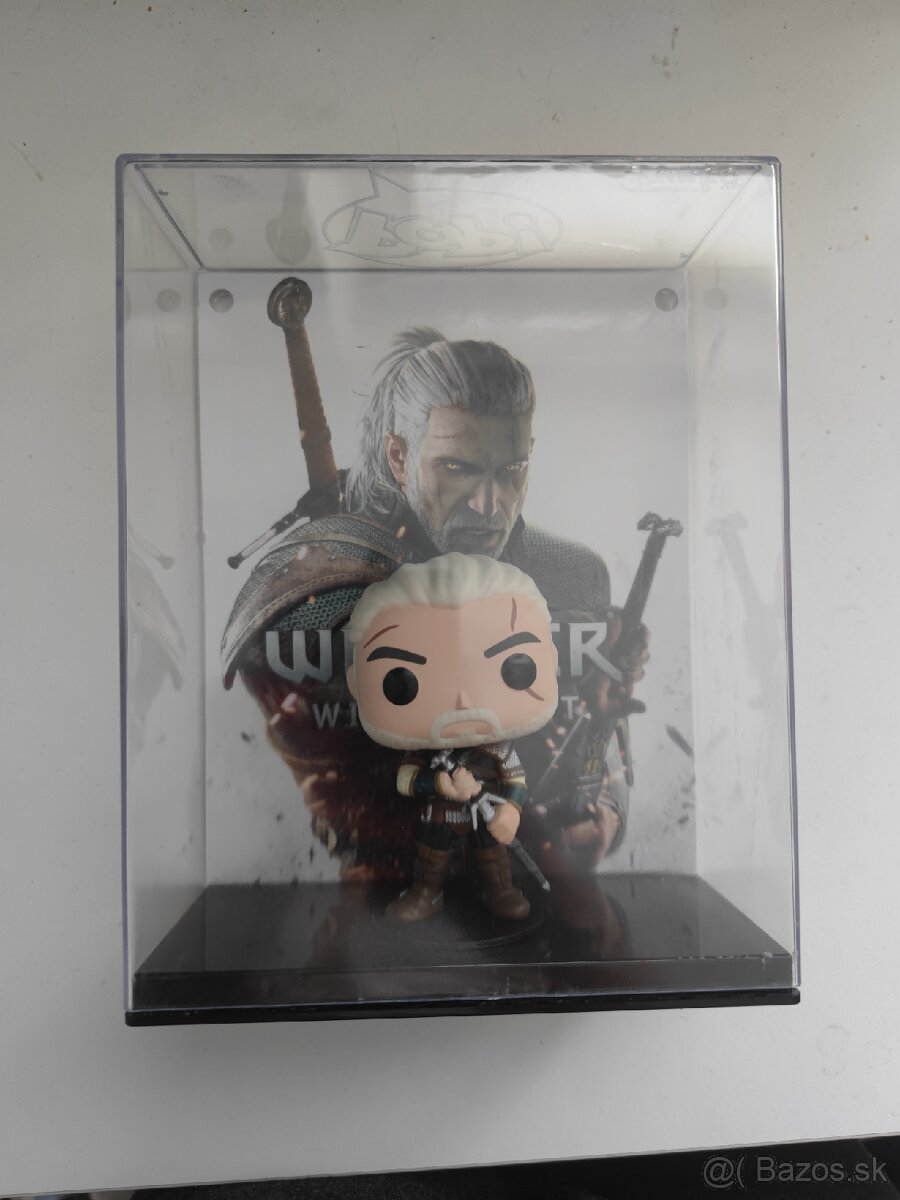 Funko pop Witcher 3 vo vitríne