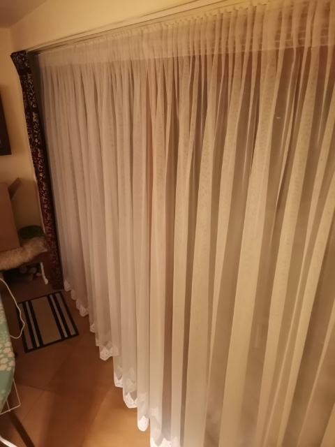 Snehobiela záclona 7.5 m S x 2.3m V