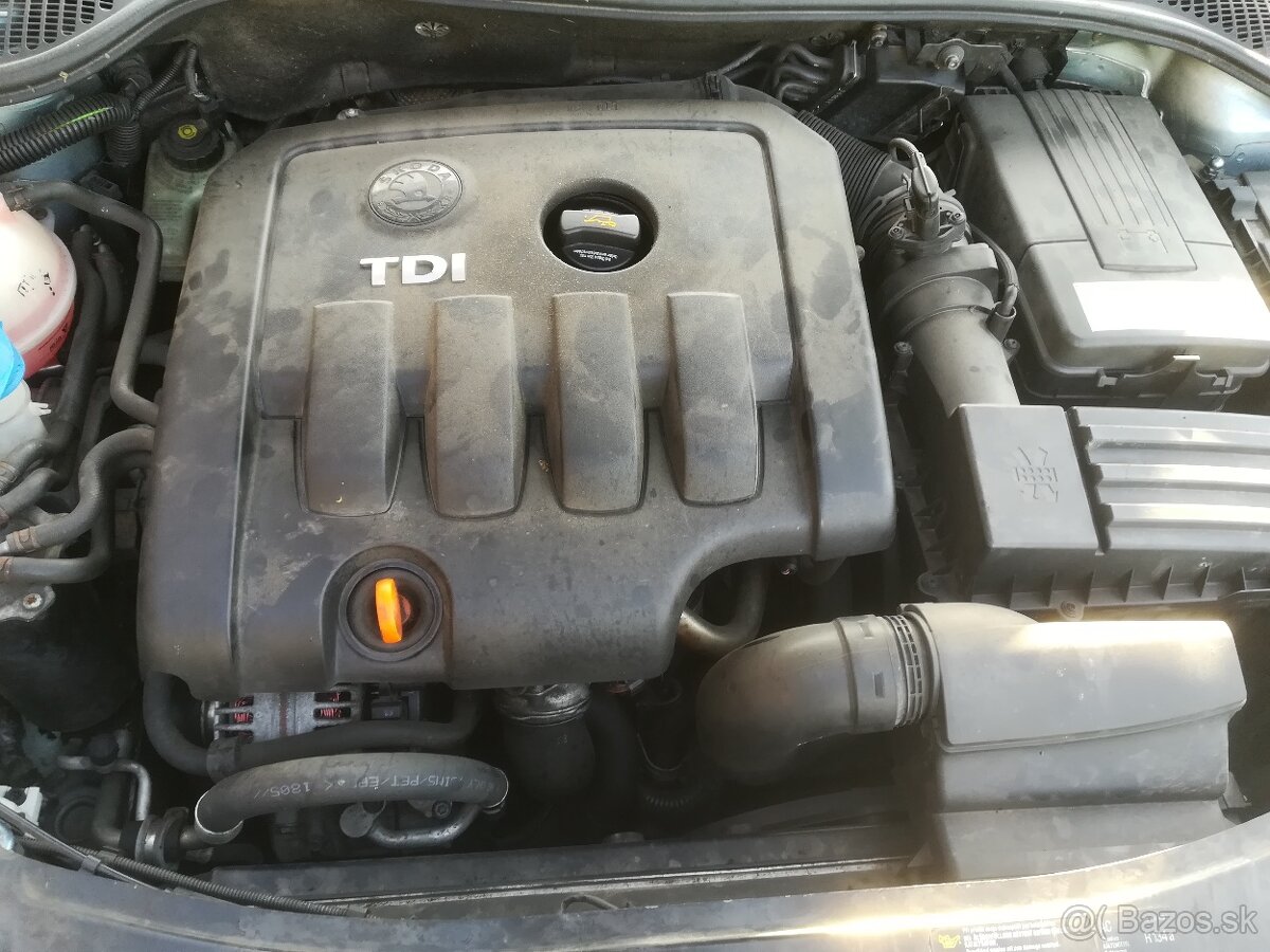 motor, 2.0 tdi 103kw octavia II škoda 1.9 tdi 77kw