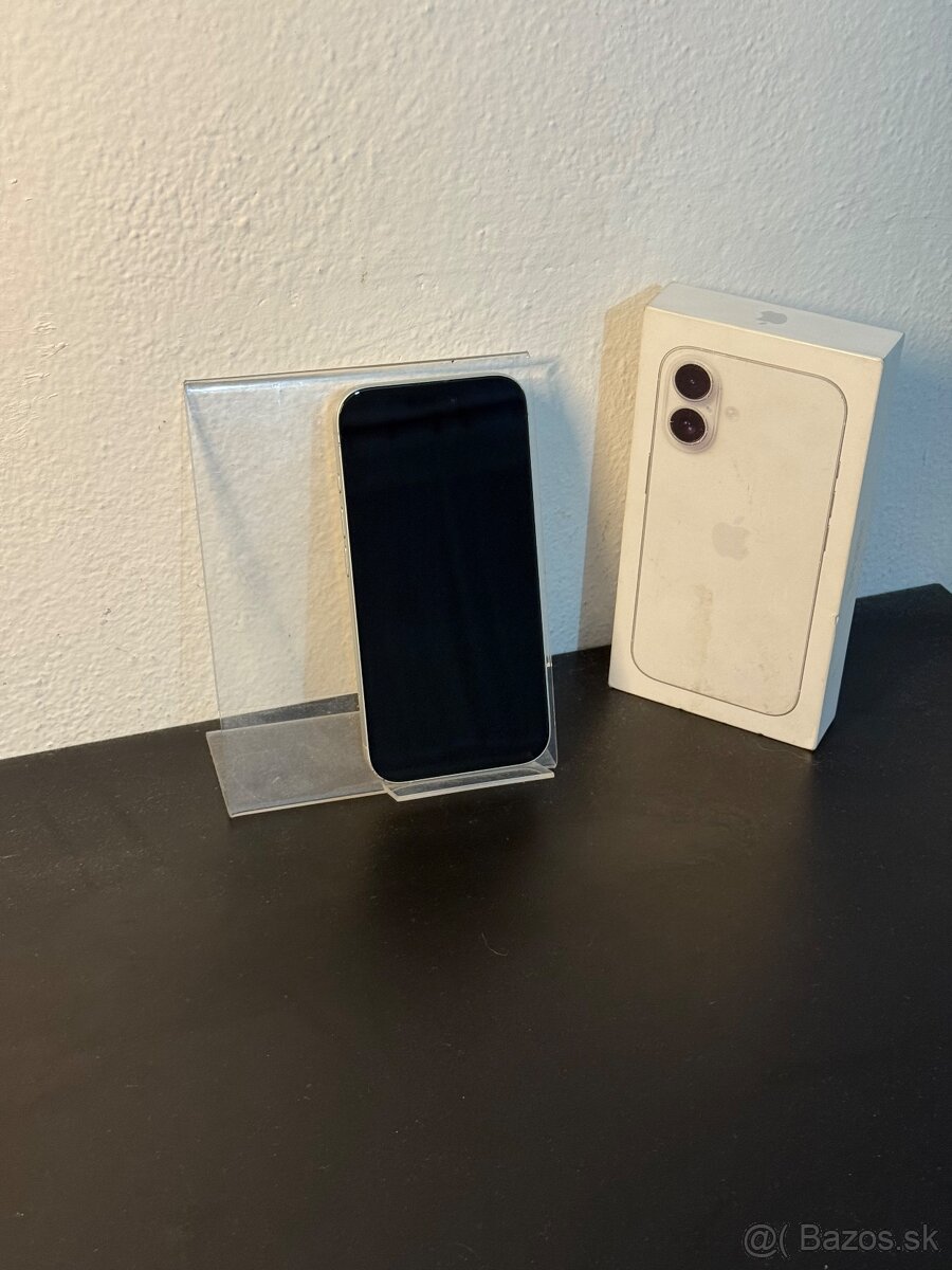 Predám Apple iPhone 16 128GB White Známky opotrebovania