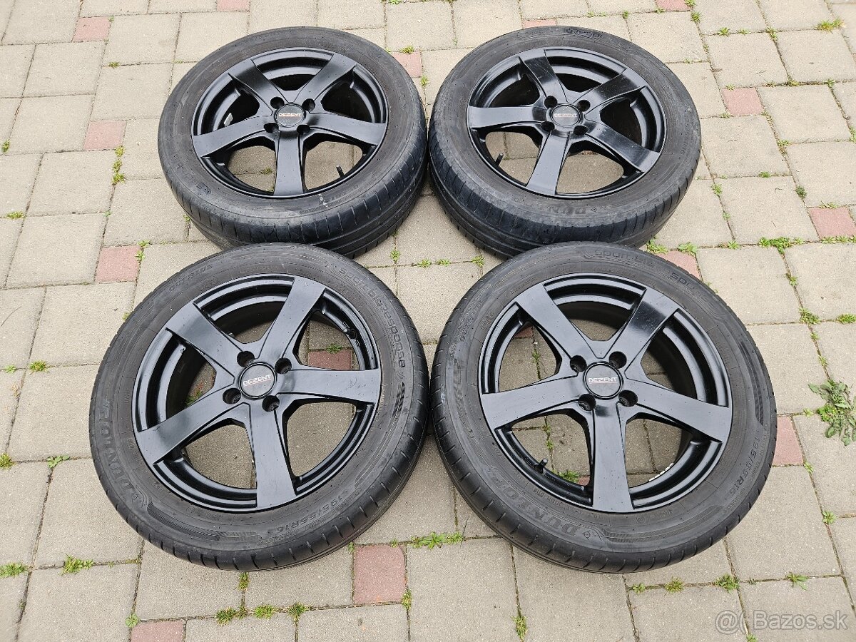 Mám na predaj elektrony na Fiat R16 + letné pneu 195/55 R16