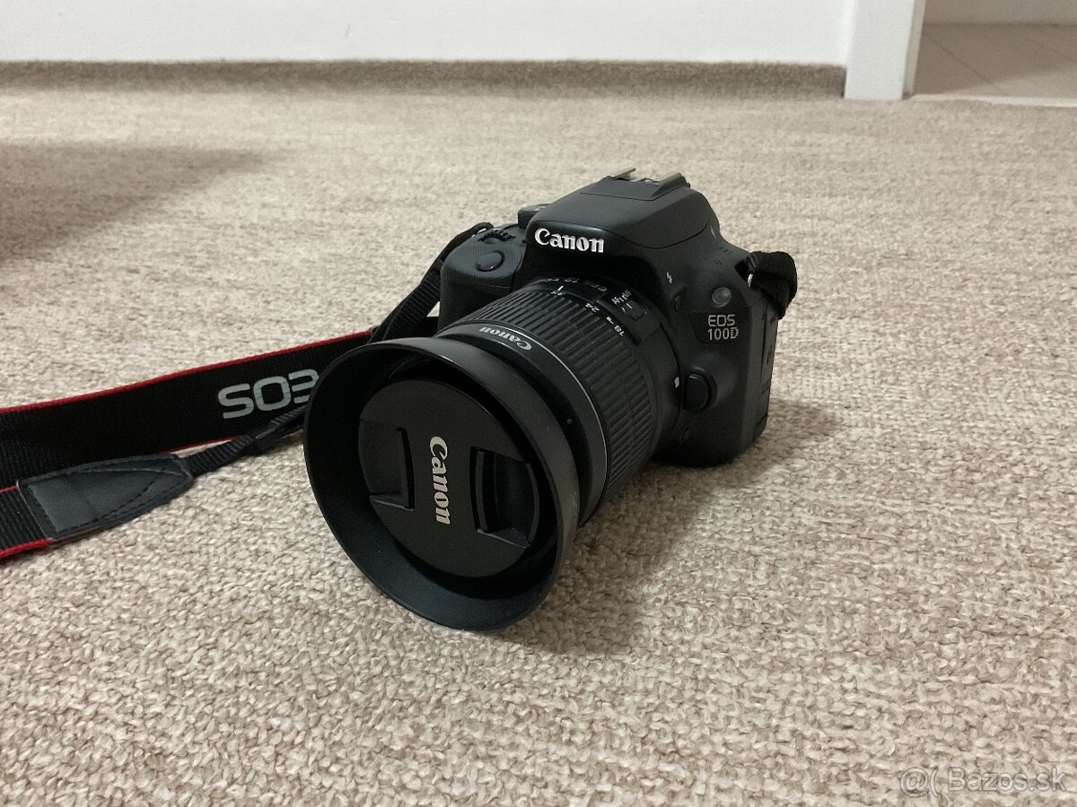 Canon EOS 100D + 18–55mm + 3 tašky