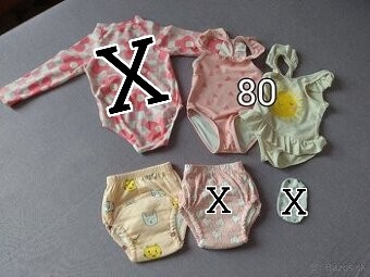 Detské plavky/ opaľovací overal, spojka, tréningové nohavičk