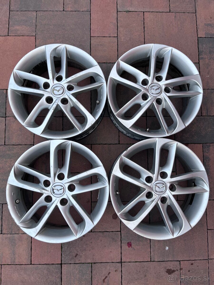 Originálne hliníkové disky Mazda R16, 5x114,3