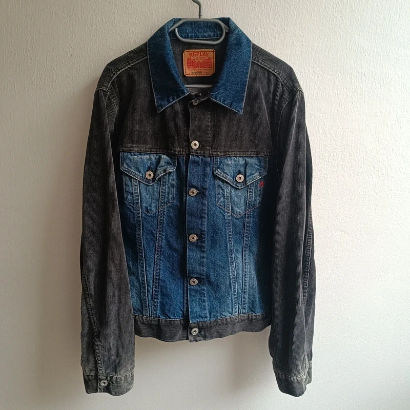 Replay džínsová bunda MV800 denim jacket riflovka XL
