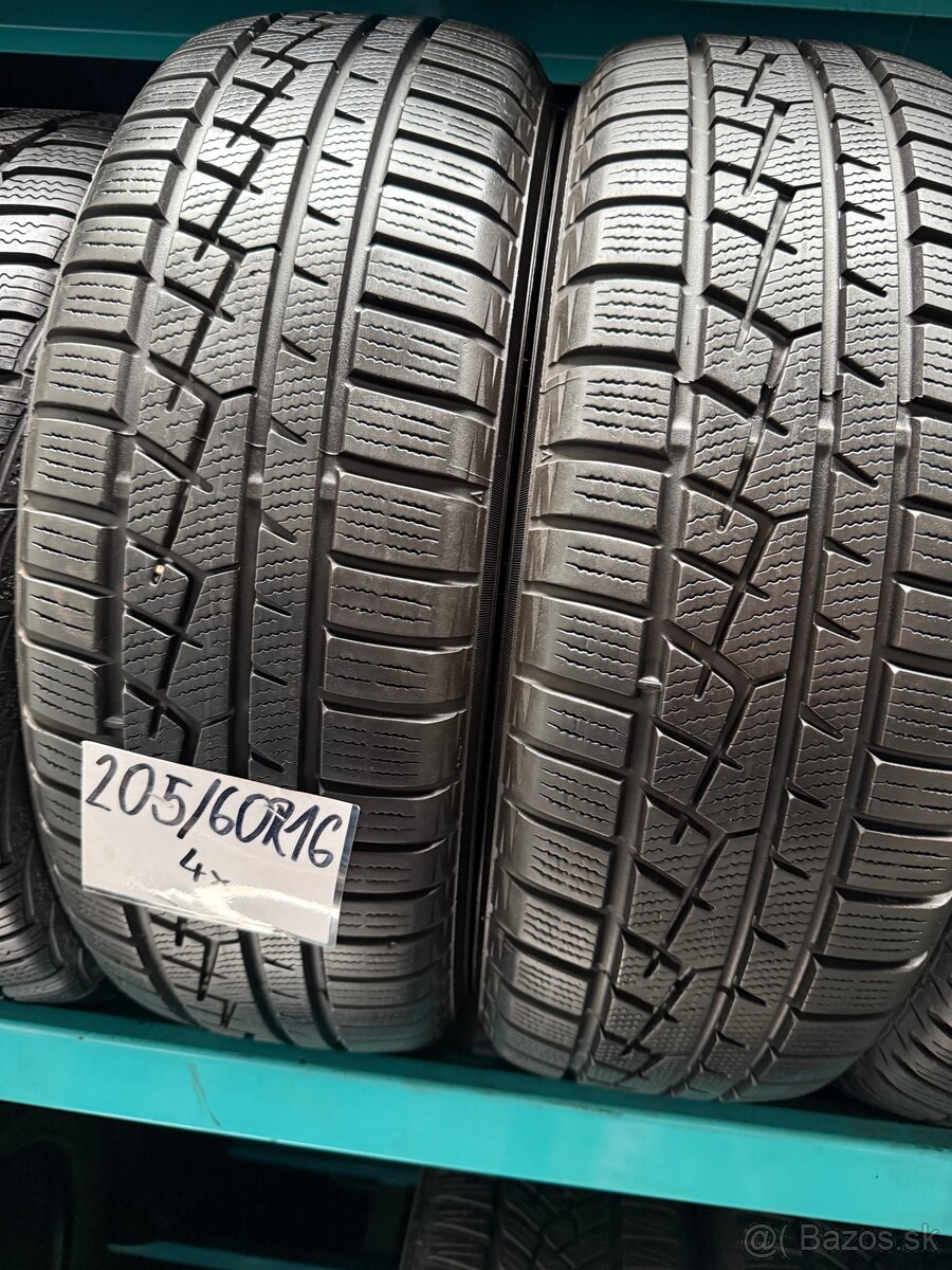 205/60/16 jazdené zimne pneu