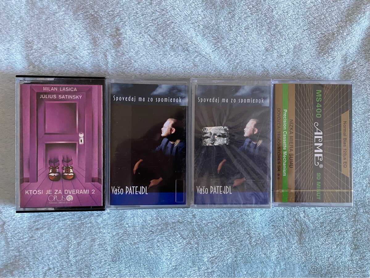 Mc kazety Vašo Patejdl, Milan Lasica & Július Satinský