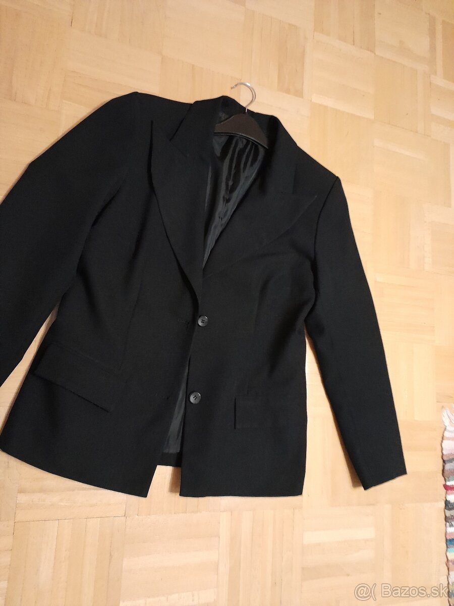 Dámske čierne sako