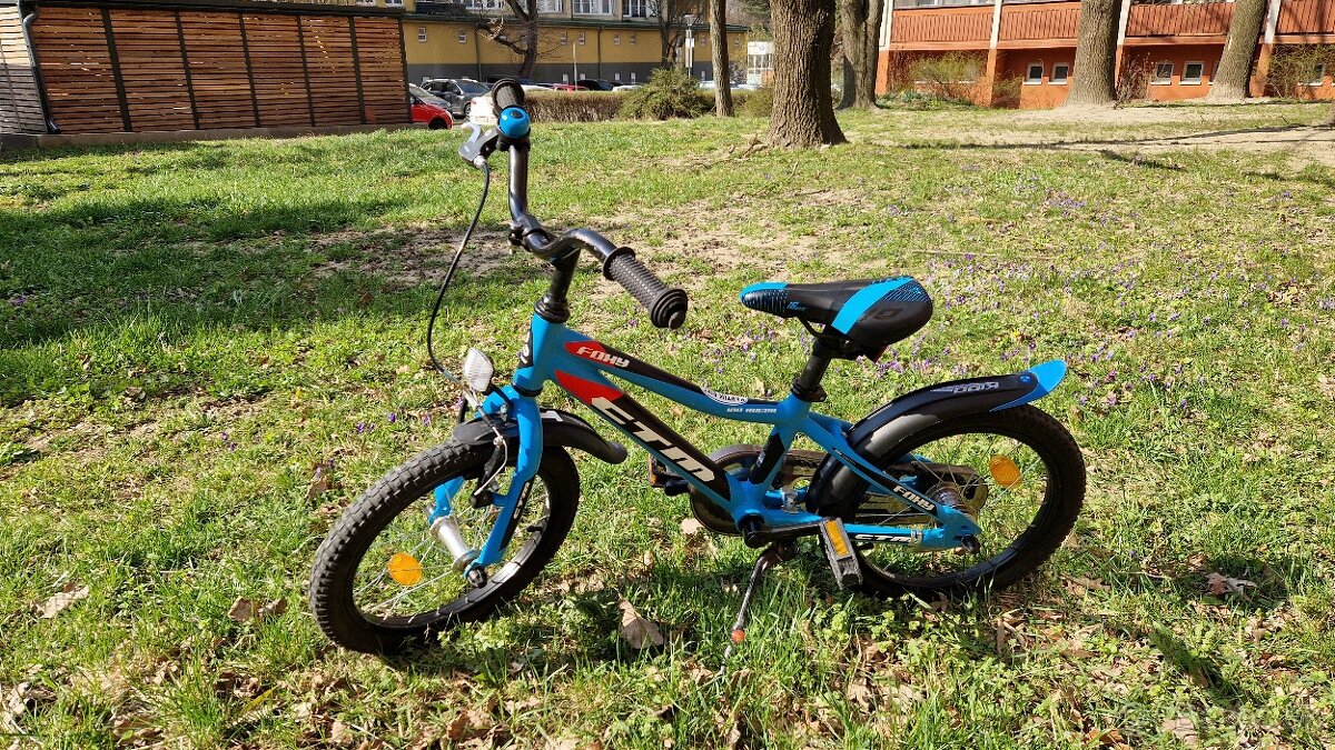 Detský bicykel CTM Foxy 16" (modrý, 2021)
