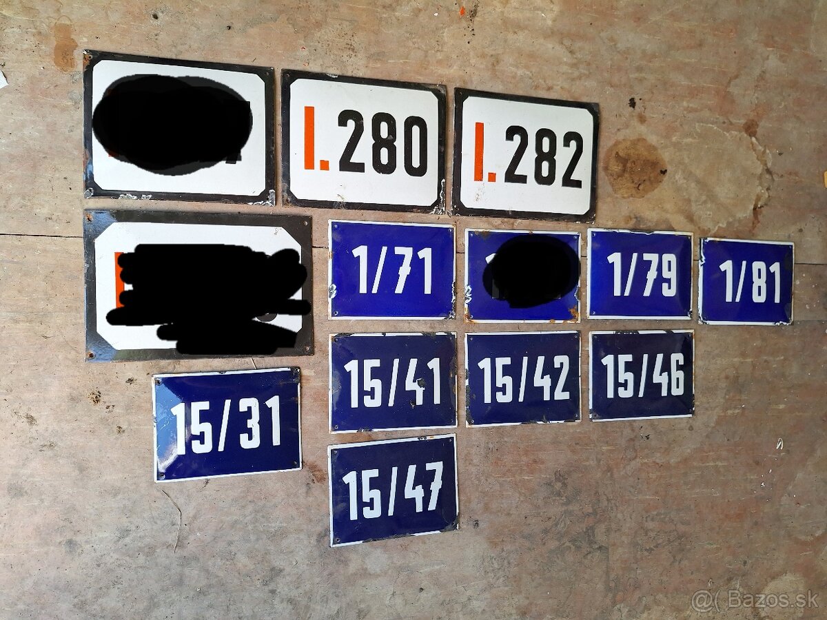 Smaltované čísla