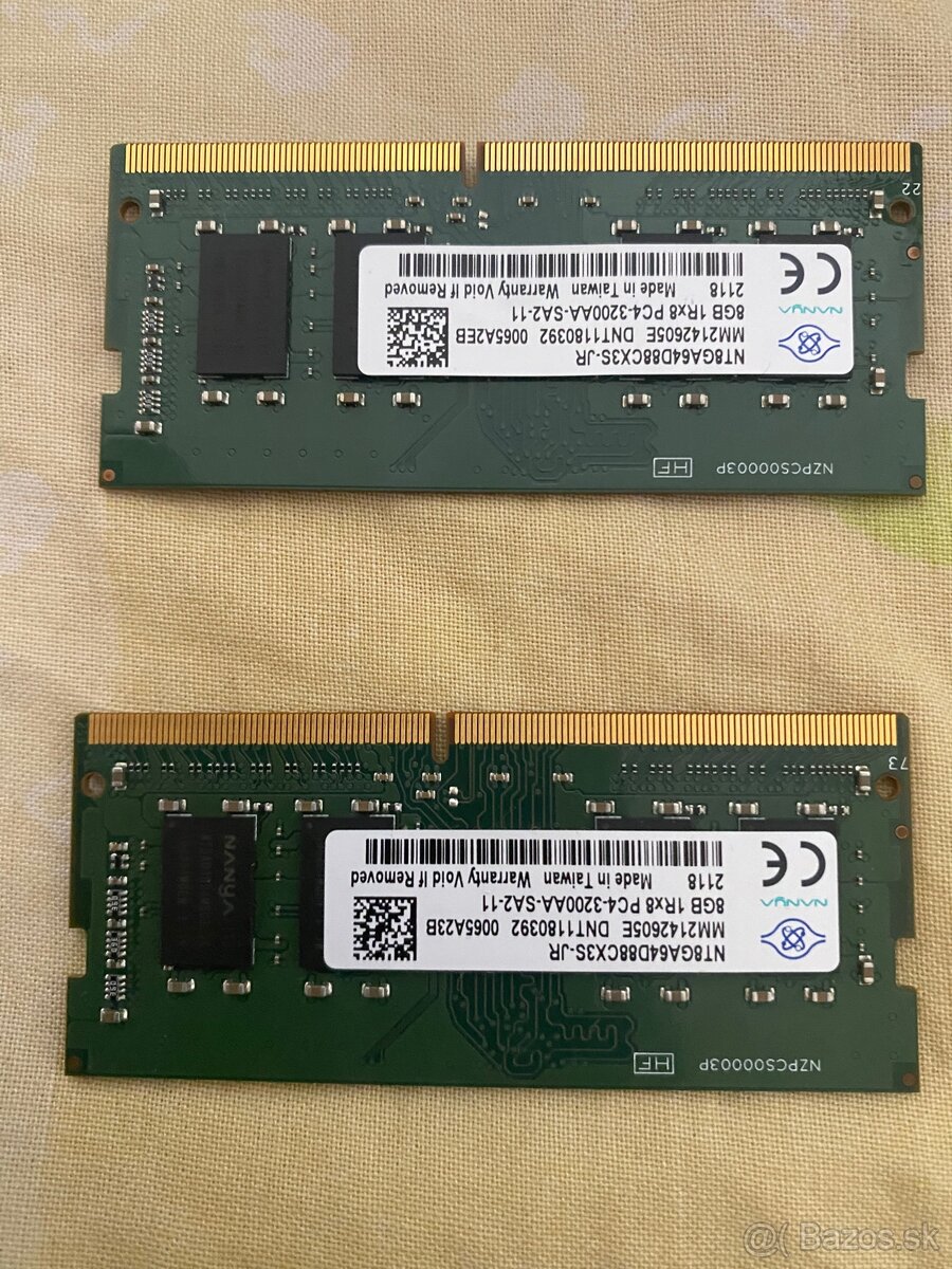 DDR 4 8+8 GB in perfect condition almost new
