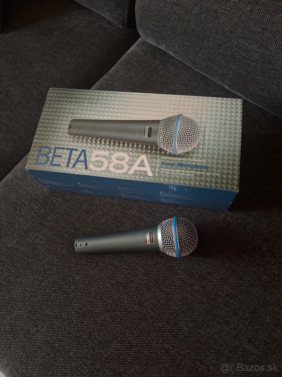 Predám kvalitnú repliku mikrofónu Shure Beta 58A