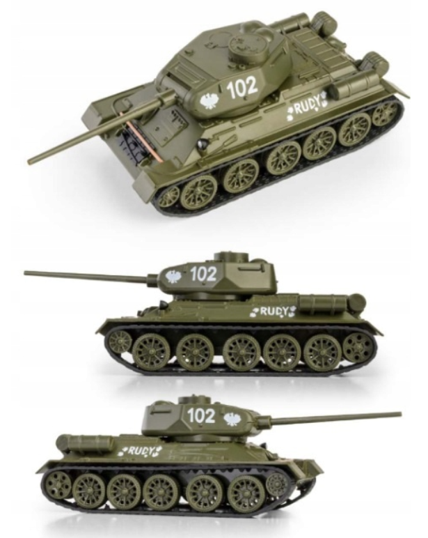 Tank T34 1:43 zelený