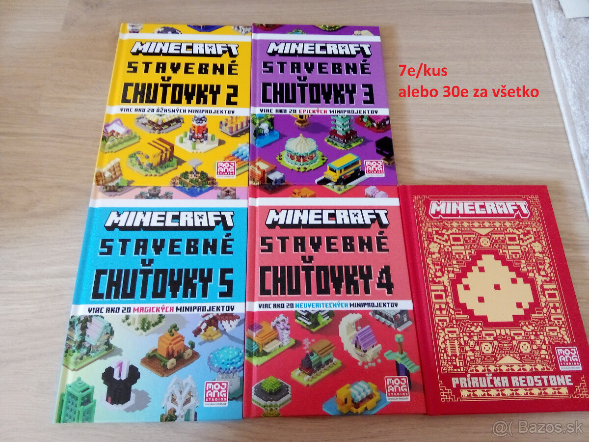 Knihy minecraft chuťovky