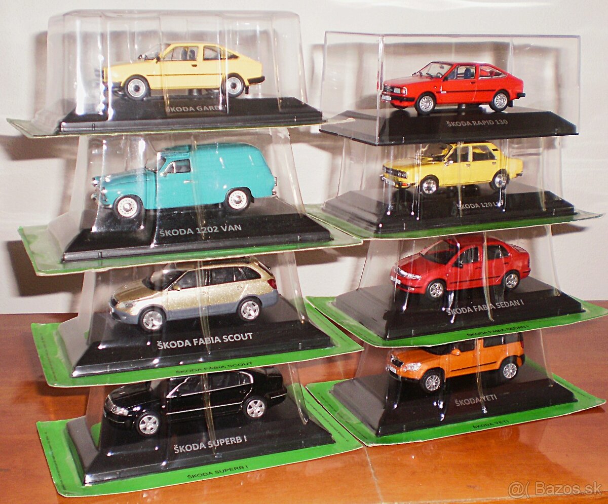 ŠKODA MODELY I. , 1:43 , DE AGOSTINI