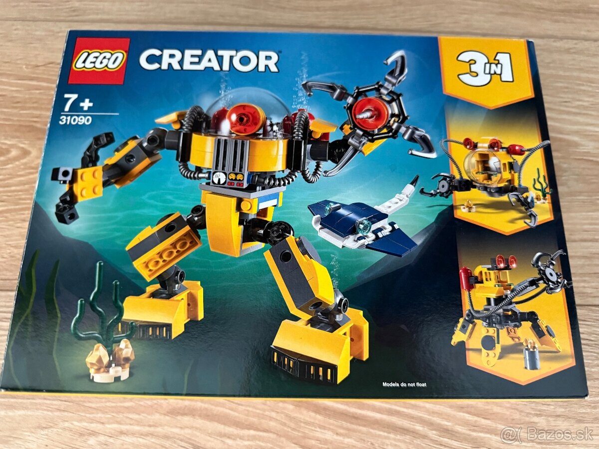 Lego creator 3v1 - vodny robot 31090