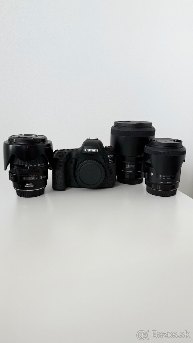 Canon 6D Mark II + objektívy
