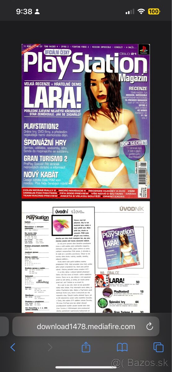 Playstation Magazin Casopis Tomb raider 21 cislo