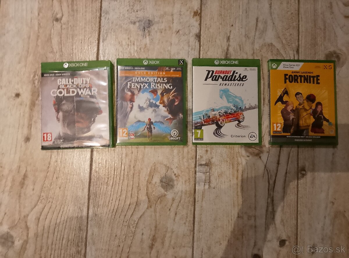 4 hry na xbox dobrom stave pre Xbox one všetky hry.