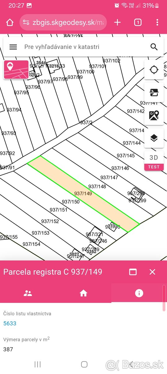 Predam záhradu na brezovci