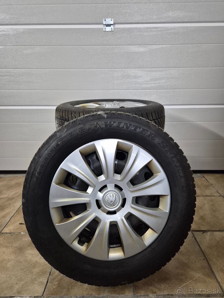 Zimná sada , 215/60 R16 originál Škoda Karoq